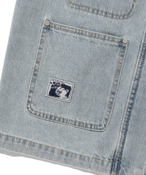 POCKET LIGHT WASH DENIM JACKET #GISELLE同款! BLUE