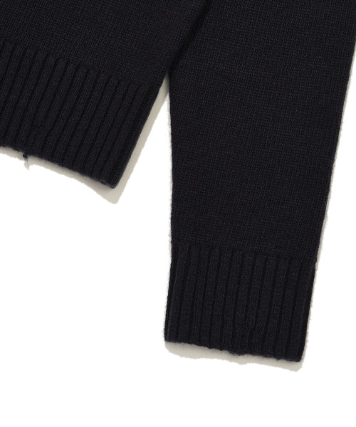 LEO GRAPHIC GRUNGE PULLOVER #GISELLE同款! - 2 COLORS NAVY