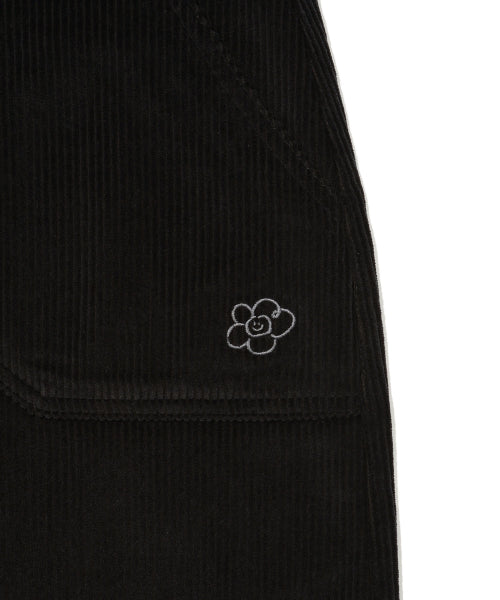 CORDUROY LONG SKIRT #GISELLE同款! - 2 COLORS BLACK