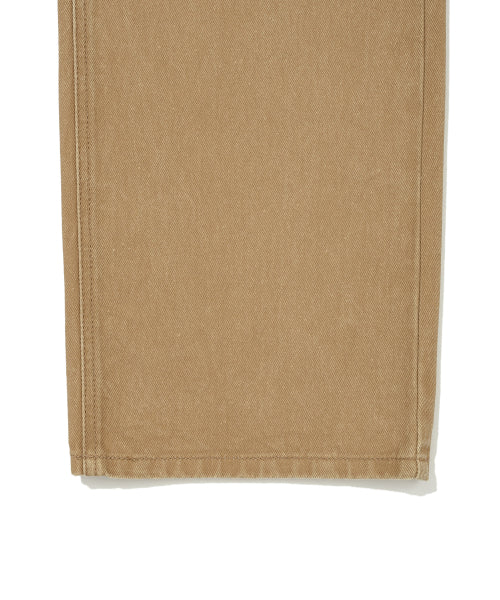 PIGMENT PINTUCK BELTED DENIM PANTS #GISELLE同款! - 2 COLORS BROWN