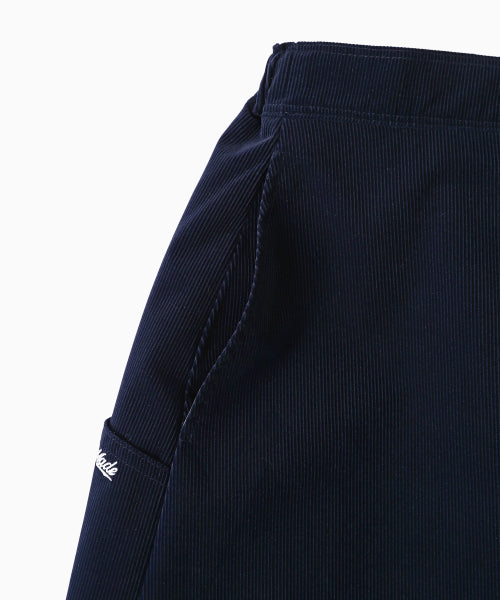MENASOO MADE CORDUROY TWO WAY LONG SKIRT - 2 COLORS NAVY