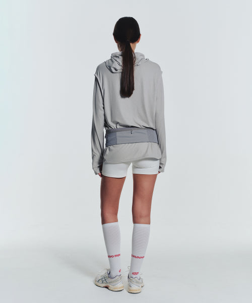 MNS RUNNING HIGHNECK HOODIE - 4 COLORS GREY