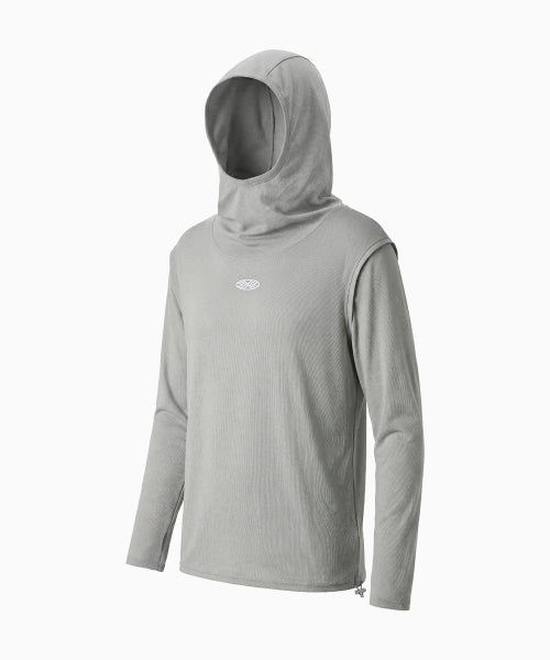 MNS RUNNING HIGHNECK HOODIE - 4 COLORS GREY