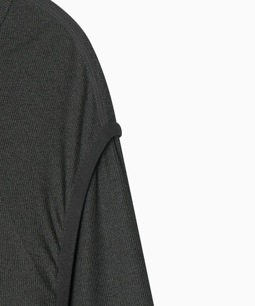 MNS RUNNING HIGHNECK HOODIE - 4 COLORS CHARCOAL