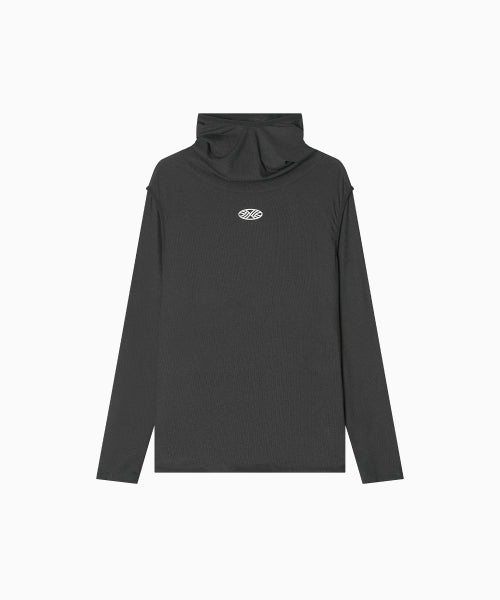 MNS RUNNING HIGHNECK HOODIE - 4 COLORS CHARCOAL