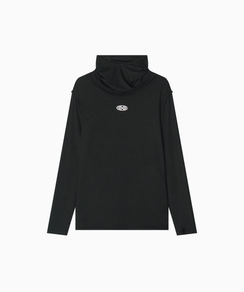 MNS RUNNING HIGHNECK HOODIE - 4 COLORS BLACK