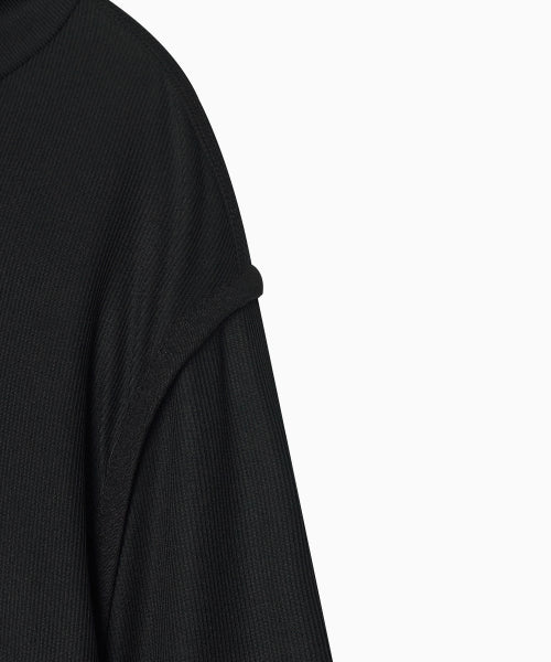 MNS RUNNING HIGHNECK HOODIE - 4 COLORS BLACK