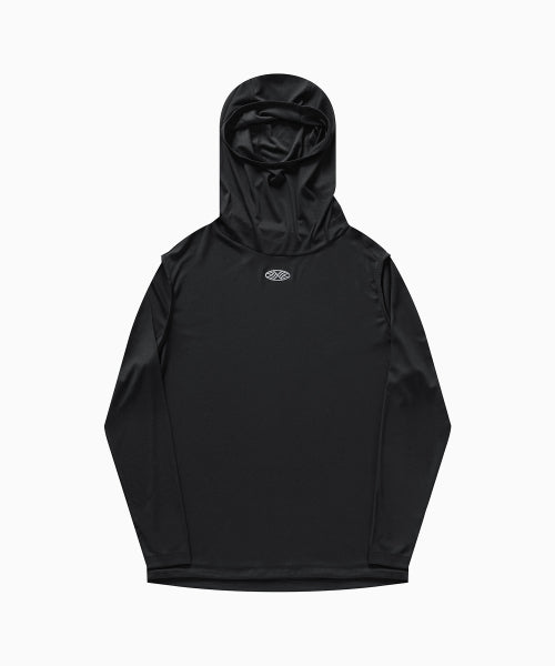 MNS RUNNING HIGHNECK HOODIE - 4 COLORS BLACK