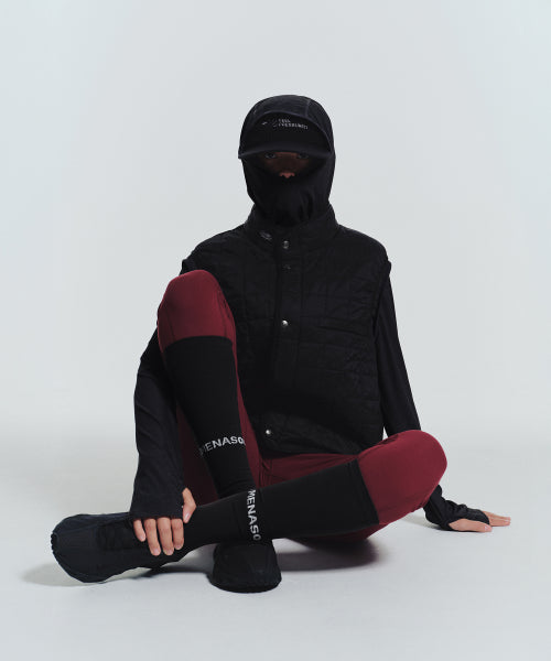 MNS RUNNING HIGHNECK HOODIE - 4 COLORS BLACK
