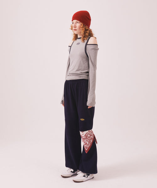 STRETCH LAYERED T SHIRT - 3 COLORS GREY