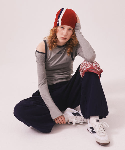 STRETCH LAYERED T SHIRT - 3 COLORS GREY