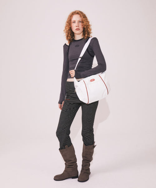 STRETCH LAYERED T SHIRT - 3 COLORS CHARCOAL