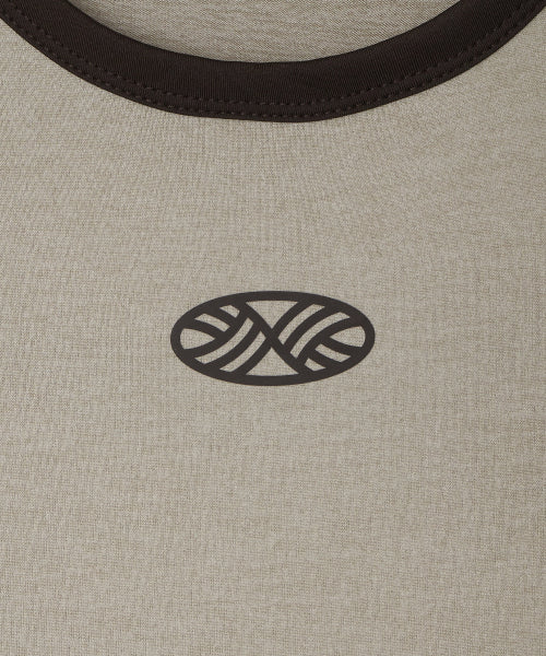 STRETCH LAYERED T SHIRT - 3 COLORS BEIGE