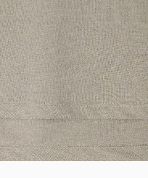 STRETCH LAYERED T SHIRT - 3 COLORS BEIGE