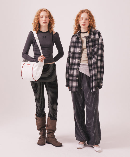 MNS CLASSIC CHECK OVERSIZED SHIRT JACKET - 3 COLORS BLACK