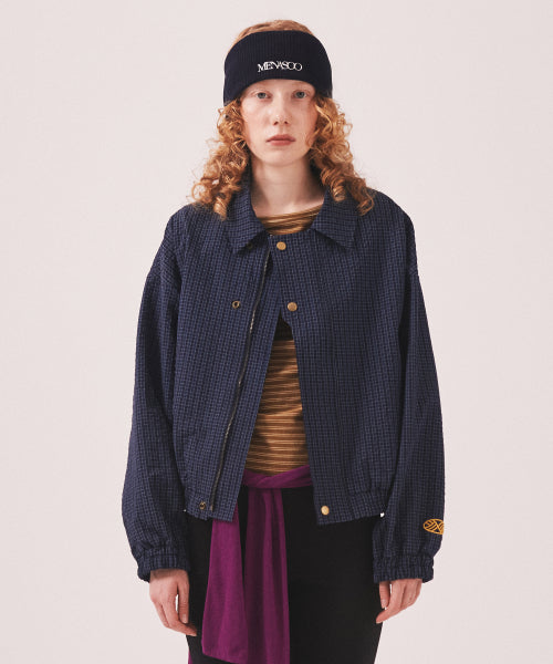 MNS CLASSIC CHECK JACKET - 2 COLORS NAVY