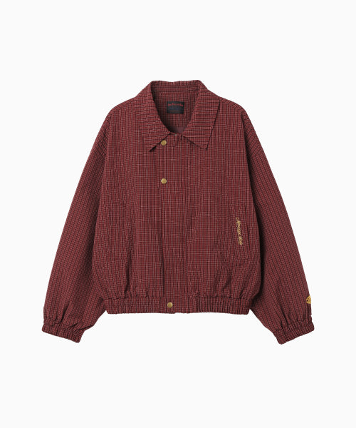 MNS CLASSIC CHECK JACKET - 2 COLORS BURGUNDY