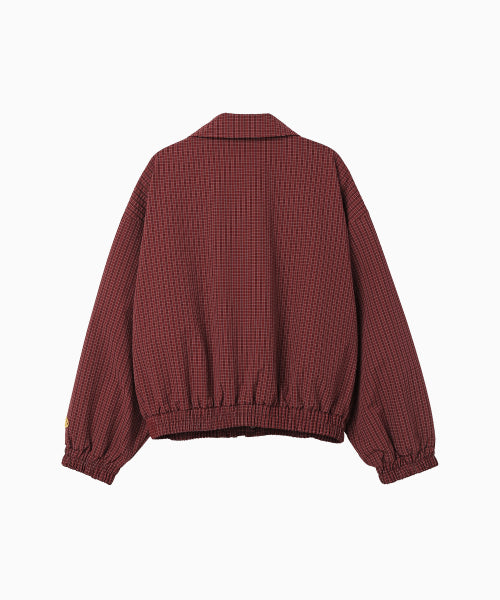 MNS CLASSIC CHECK JACKET - 2 COLORS BURGUNDY