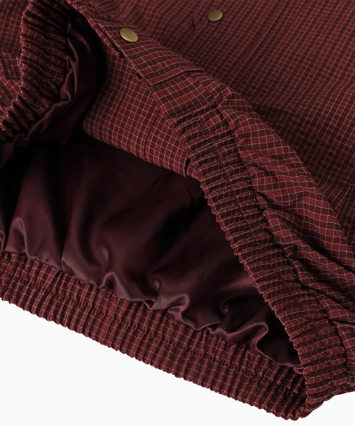 MNS CLASSIC CHECK JACKET - 2 COLORS BURGUNDY