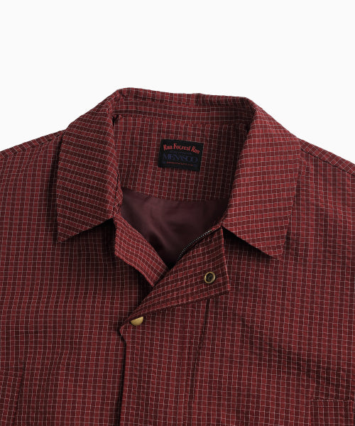 MNS CLASSIC CHECK JACKET - 2 COLORS BURGUNDY