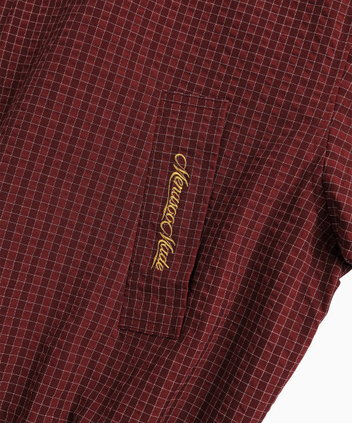MNS CLASSIC CHECK JACKET - 2 COLORS BURGUNDY