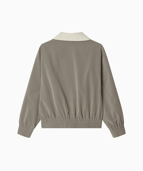 MENASOO MADE CORDUROY NYLON JACKET - 2 COLORS BEIGE