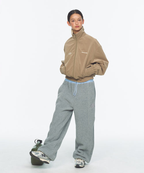 MENASOO MADE CORDUROY NYLON JACKET - 2 COLORS BEIGE