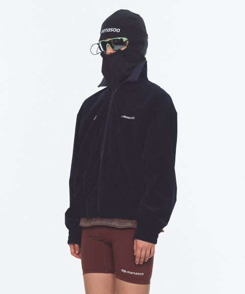 MENASOO MADE CORDUROY NYLON JACKET - 2 COLORS NAVY