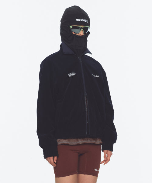 MENASOO MADE CORDUROY NYLON JACKET - 2 COLORS NAVY