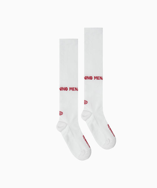 MENASOO LONG SOCKS - 3 COLORS WHITE