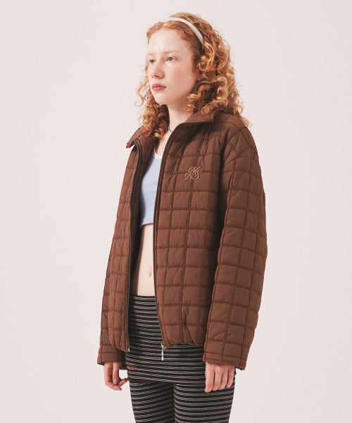 MNS SHORT PUFFER JACKET - 2 COLORS BROWN