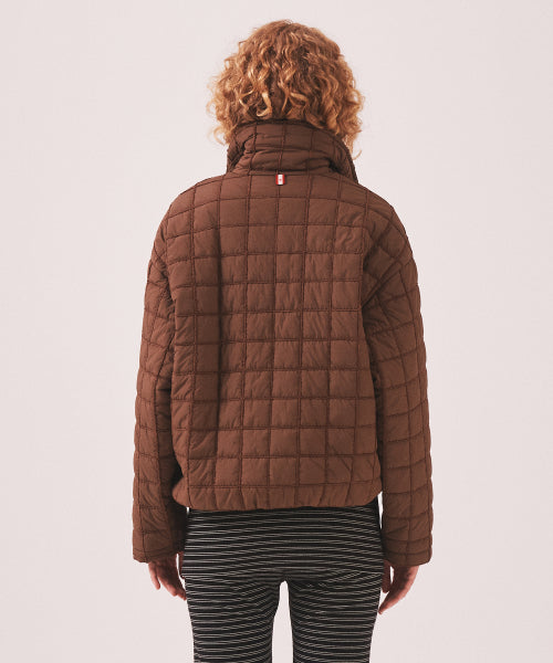 MNS SHORT PUFFER JACKET - 2 COLORS BROWN