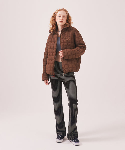 MNS SHORT PUFFER JACKET - 2 COLORS BROWN