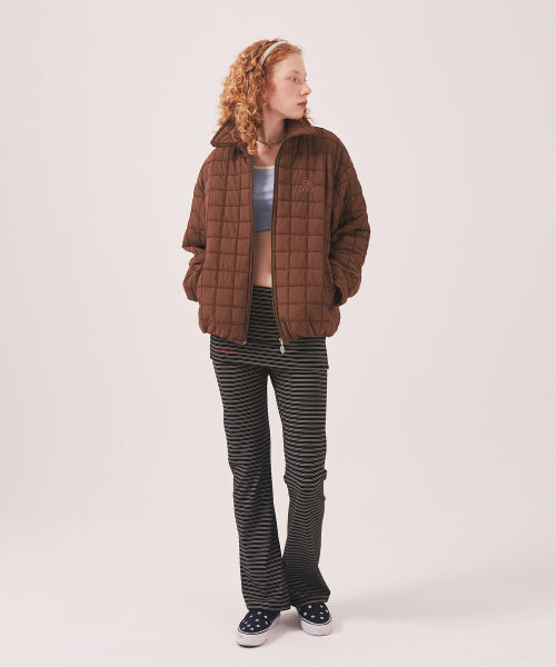 MNS SHORT PUFFER JACKET - 2 COLORS BROWN