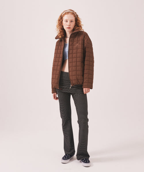 MNS SHORT PUFFER JACKET - 2 COLORS BROWN