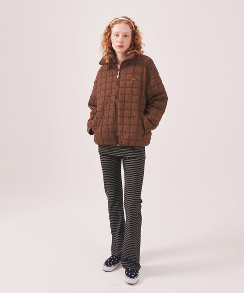 MNS SHORT PUFFER JACKET - 2 COLORS BROWN