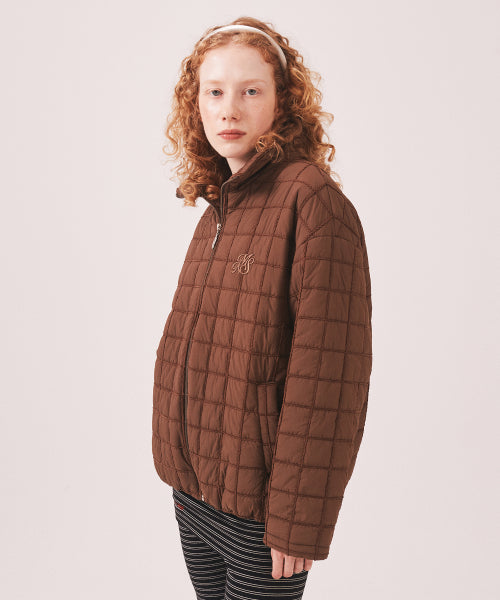 MNS SHORT PUFFER JACKET - 2 COLORS BROWN