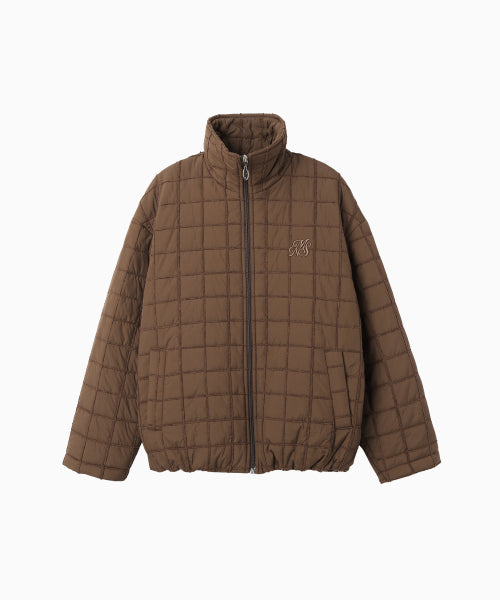 MNS SHORT PUFFER JACKET - 2 COLORS BROWN