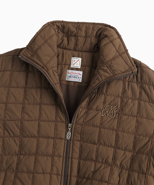 MNS SHORT PUFFER JACKET - 2 COLORS BROWN