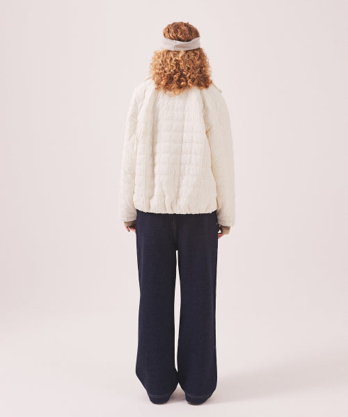 MNS SHORT PUFFER JACKET - 2 COLORS IVORY