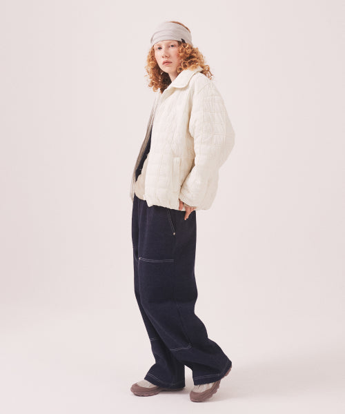 MNS SHORT PUFFER JACKET - 2 COLORS IVORY