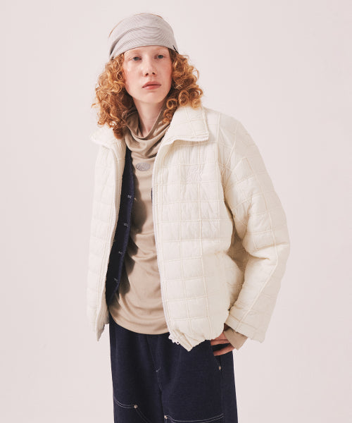 MNS SHORT PUFFER JACKET - 2 COLORS IVORY
