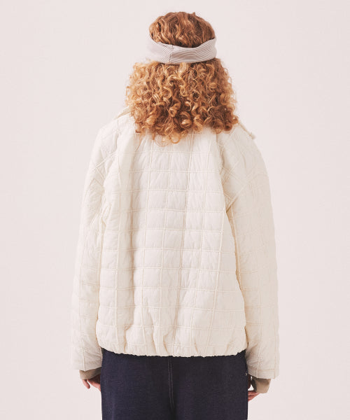 MNS SHORT PUFFER JACKET - 2 COLORS IVORY