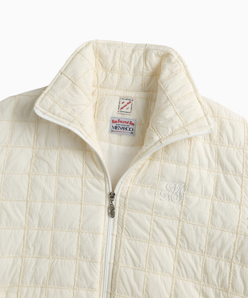 MNS SHORT PUFFER JACKET - 2 COLORS IVORY