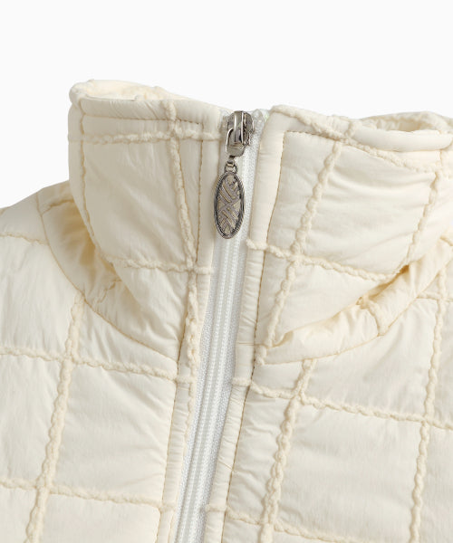 MNS SHORT PUFFER JACKET - 2 COLORS IVORY