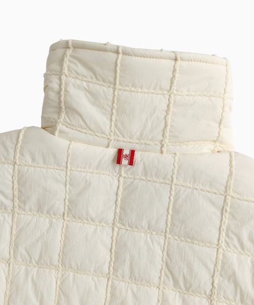 MNS SHORT PUFFER JACKET - 2 COLORS IVORY
