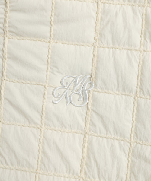 MNS SHORT PUFFER JACKET - 2 COLORS IVORY