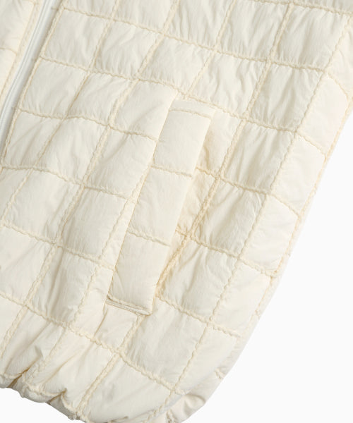 MNS SHORT PUFFER JACKET - 2 COLORS IVORY