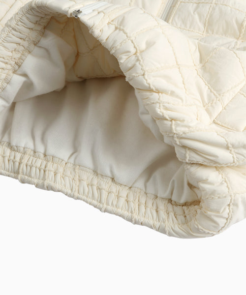MNS SHORT PUFFER JACKET - 2 COLORS IVORY