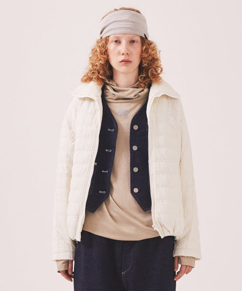 MNS SHORT PUFFER JACKET - 2 COLORS IVORY